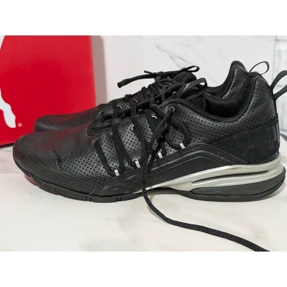 Puma Men's Black Soft Foam Optimal Comfort Axelion Performance Shoes Size 9 - Picture 3 of 9